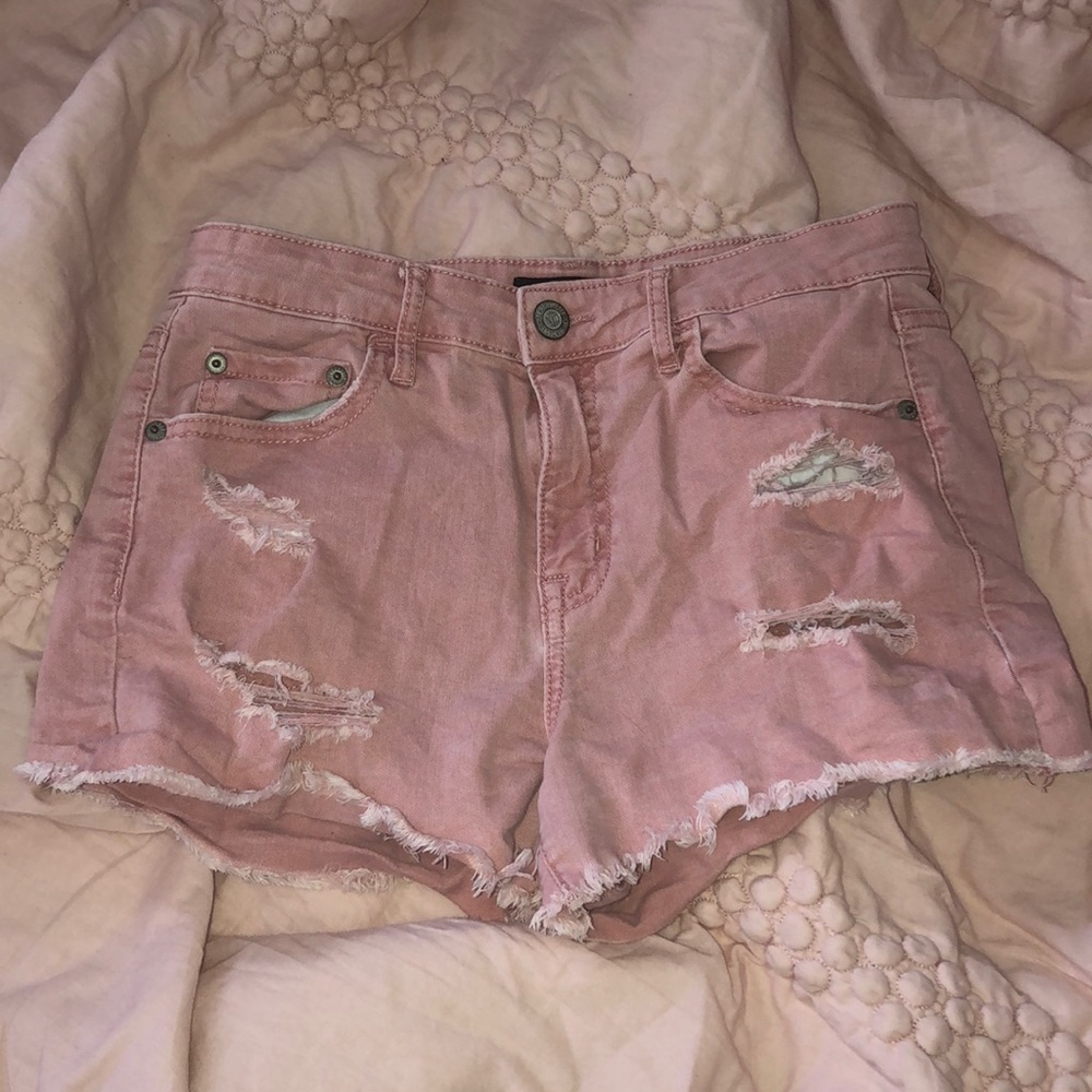 Light pink high rise Aeropostale shorts
